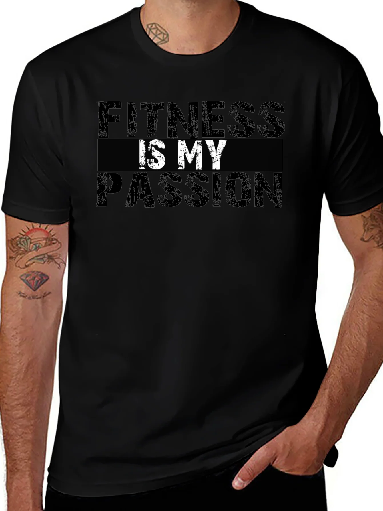Fitness is My Passion T-Shirt - Gym Workout Apparel