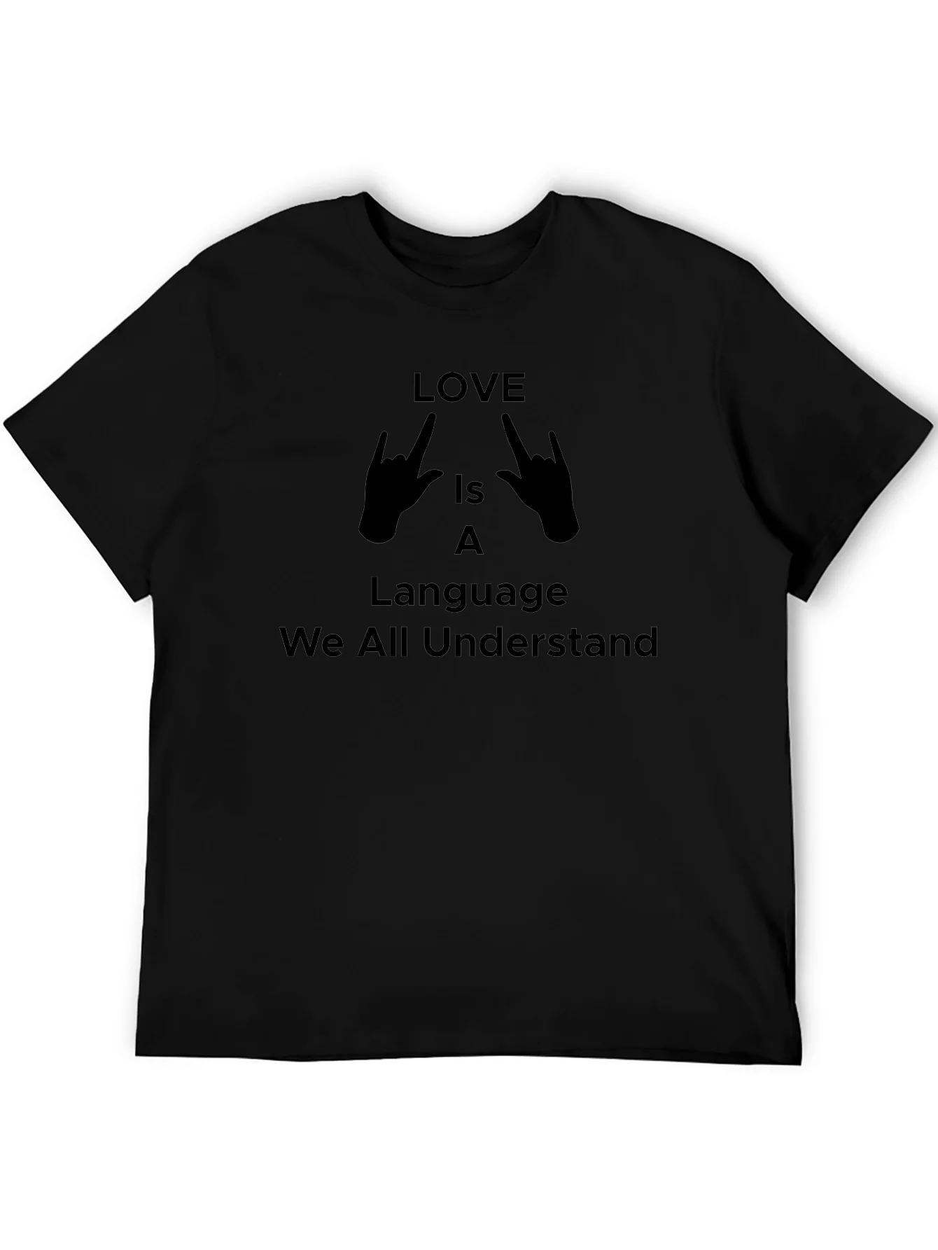 Love is a Language Unisex Graphic T-Shirt