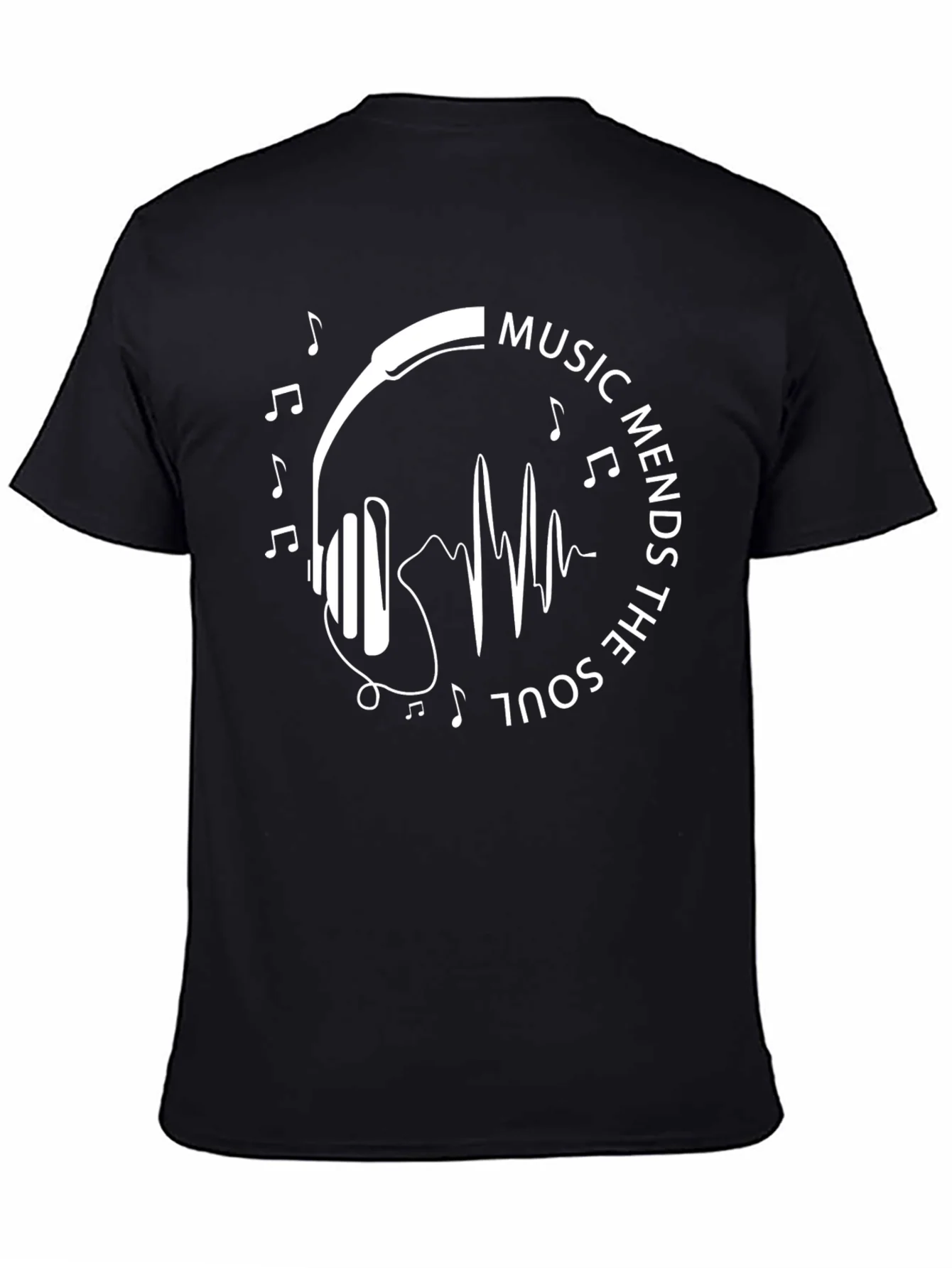 Music Mends The Soul Graphic T-Shirt