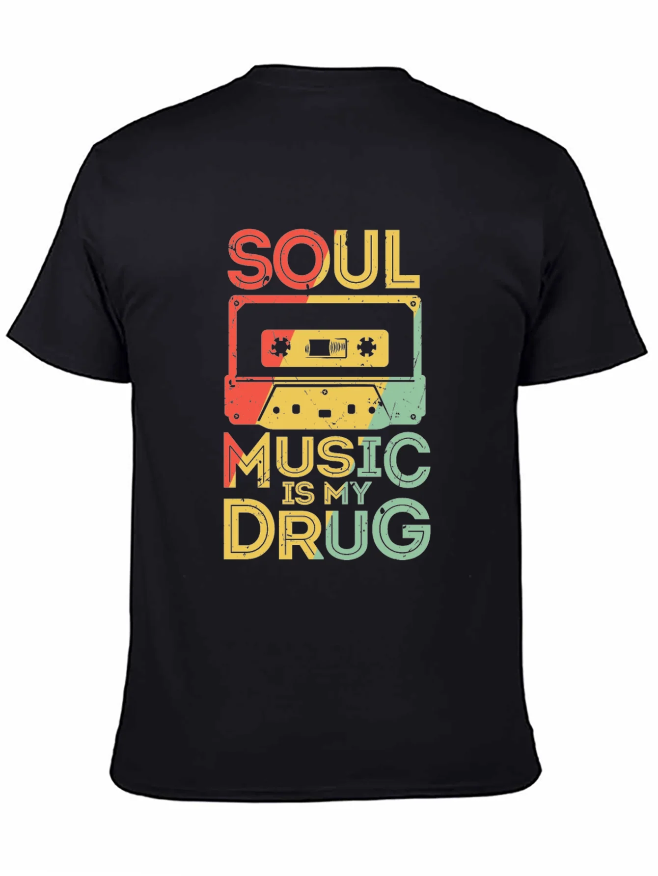 Soul Music Cassette Tape Graphic T-Shirt