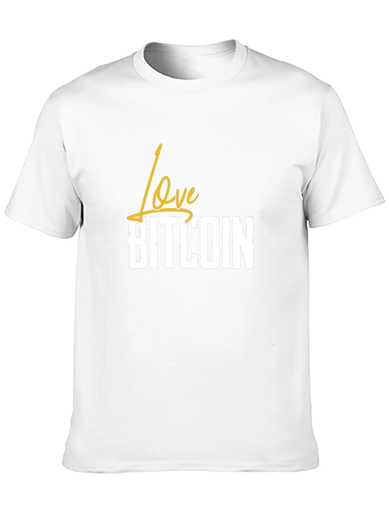 Love Bitcoin Black T-Shirt - Crypto Fan Apparel