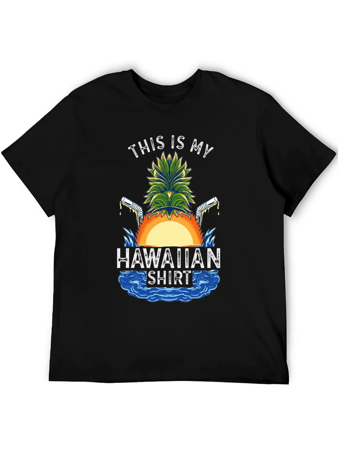 Funny Hawaiian Shirt Graphic Tee