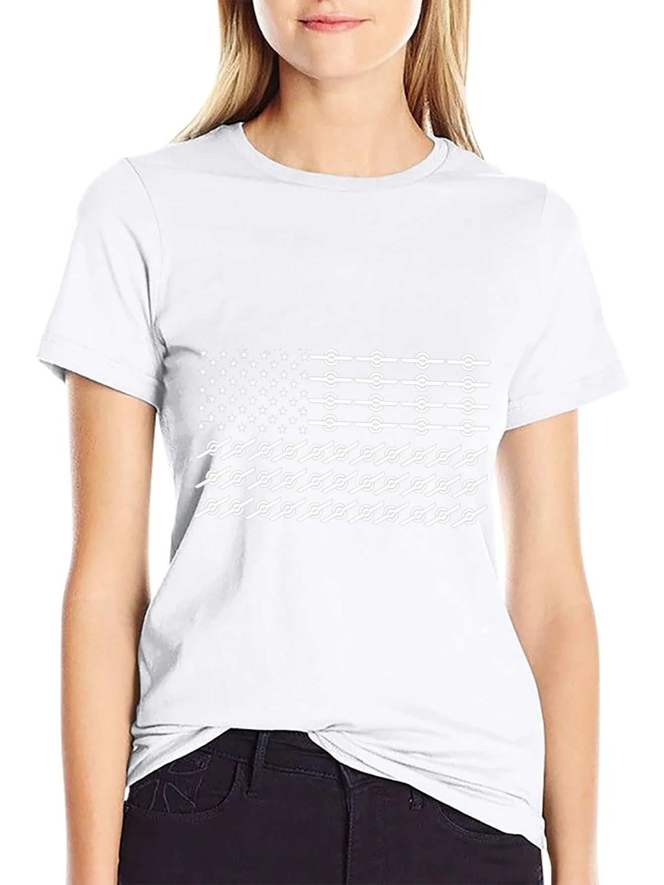 American Flag T-Shirt Novelty Design