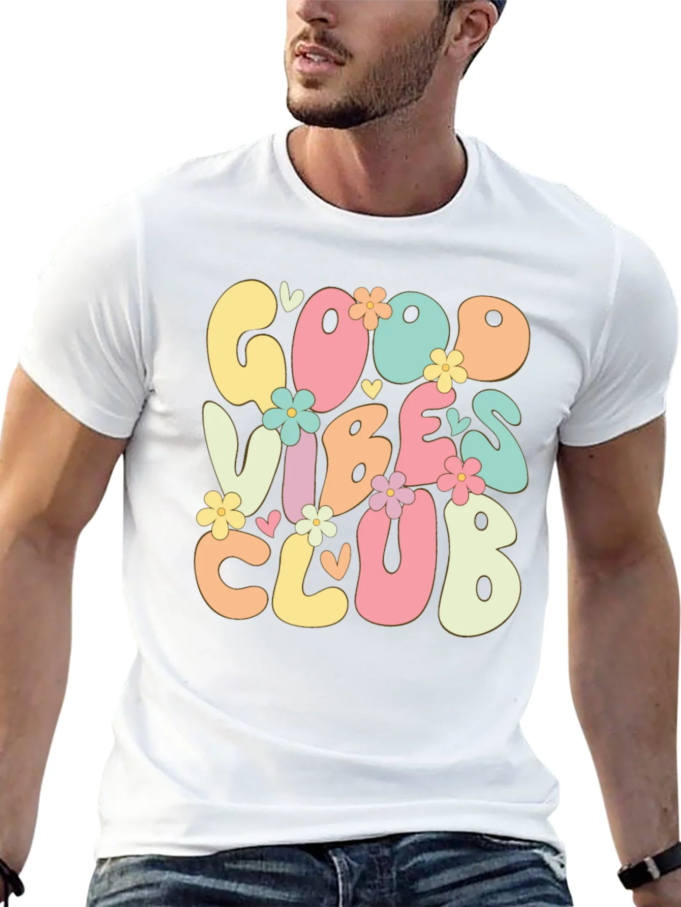 Good Vibes Club Graphic T-Shirt